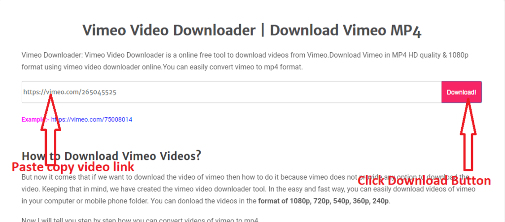 Vimeo Downloader